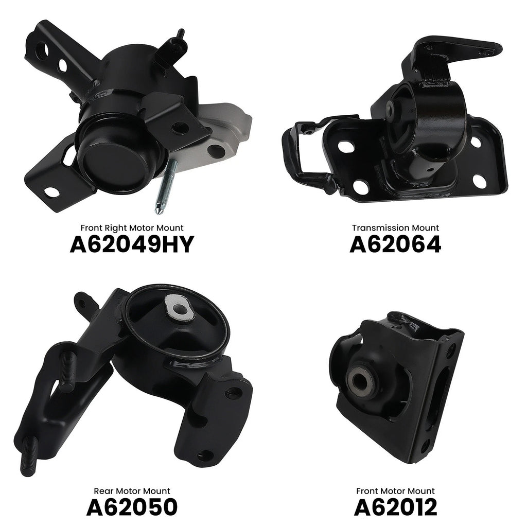 4Pcs Engine Motor & Transmission Mount for Toyota RAV4 L4 2.4L 2006–2008