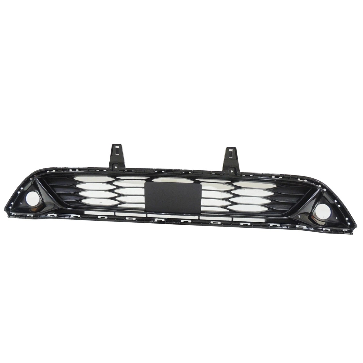 Front Bumper Cover Grille Replacement for Black Painted Toyota Hilux (2016–2020)