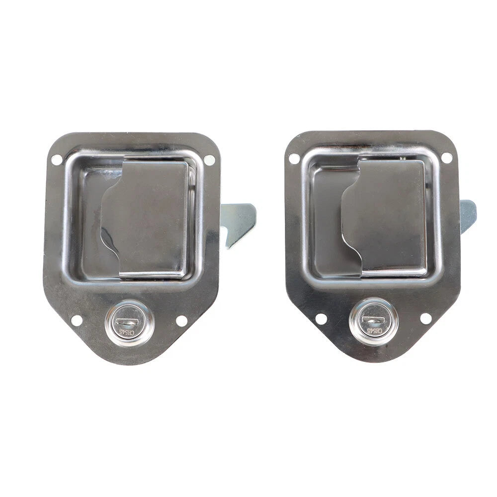 2 Trailer Paddle Door Latch Handles for RV Truck Tool Box