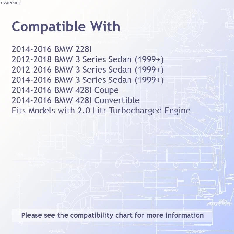Replacement Turbocharger Intercooler for See Compatibility Chart (2017–2023)