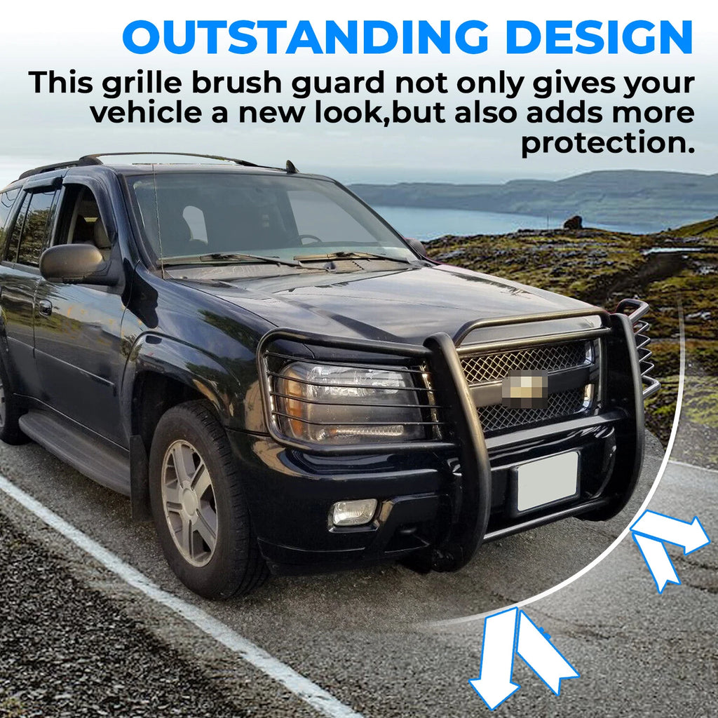 Grille Brush Guard Bumper for Chevy Trailblazer/EXT (2002–2009)