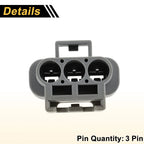 3 Pin Electric Fan Control Connector Plug for Toyota 