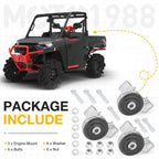 3 Pack Engine Mount Isolator for Polaris RZR Ranger General XP 1000 (# 1332955)