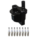 Denso Ignition Coil & 8 Platinum Spark Plugs Kit for P30 P3500 Yukon (1992–1999)