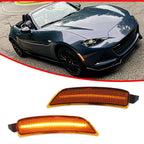 2X OE-Style Amber Front Side Marker Lights for Mazda MX-5 Miata
