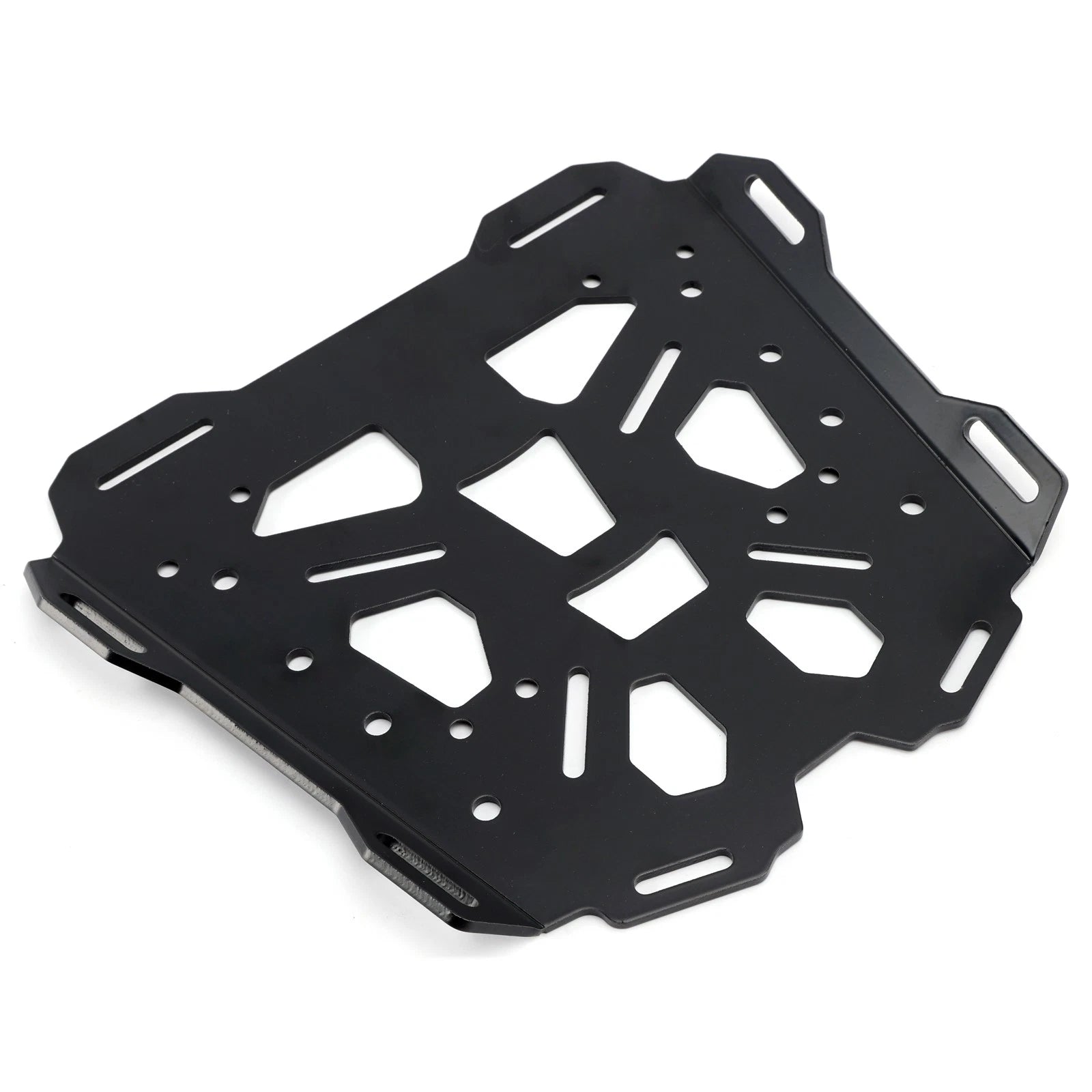 Black Aluminum Top Rack Carrier Luggage Plate for Ducati Multistrada V4/S (2022–2025)