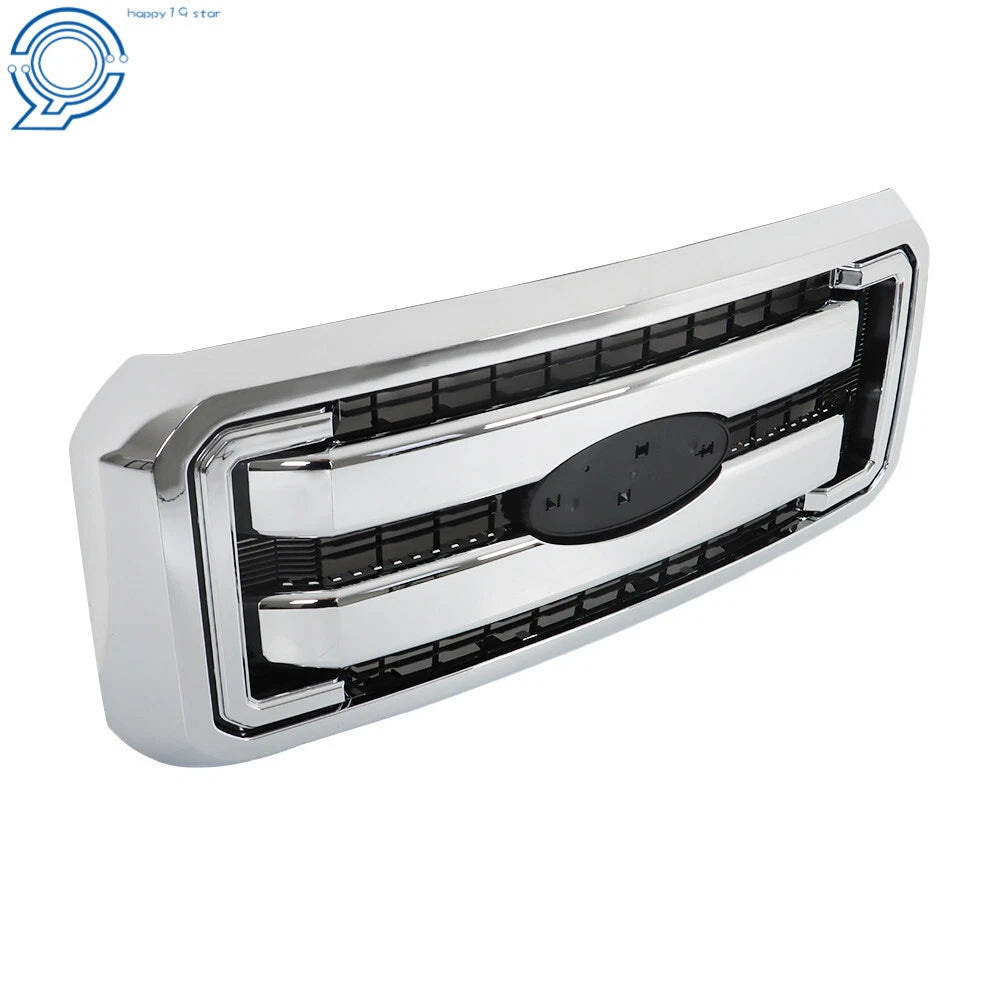 Front Radiator Grille Assembly for Ford Super Duty F250 F350 F450 F550 (2011–2016)
