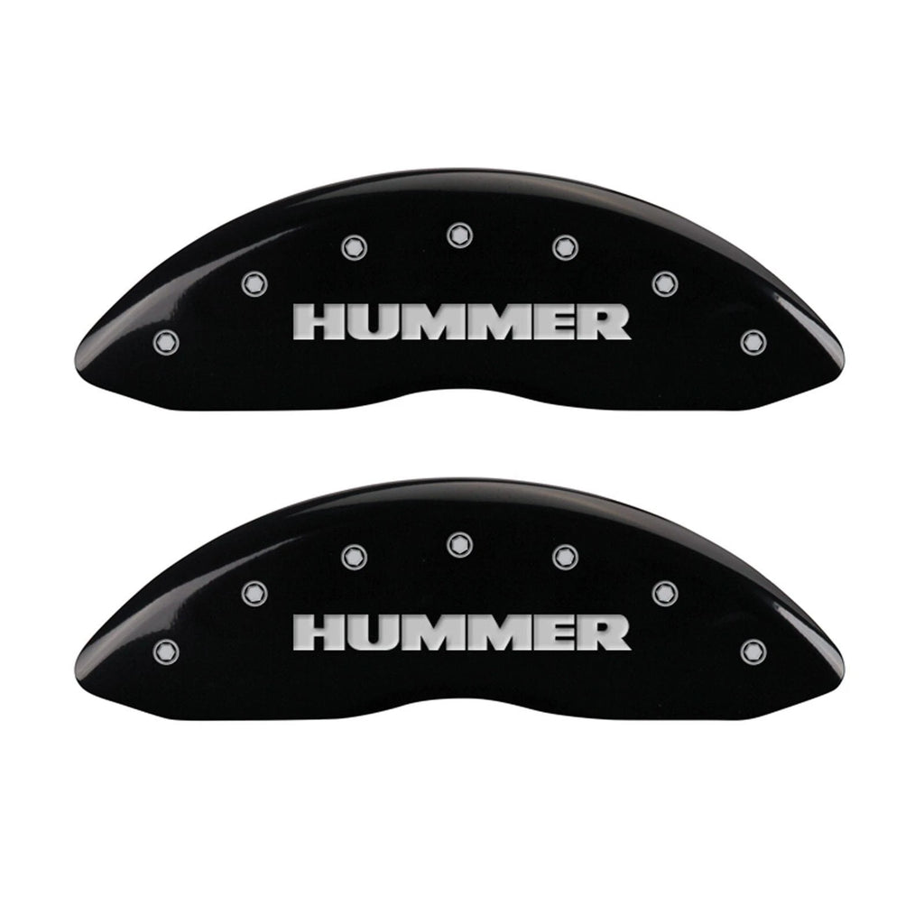 Set of 4 Black Caliper Covers for Hummer H2 (2003–2009)