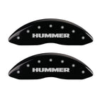 Set of 4 Black Caliper Covers for Hummer H2 (2003–2009)