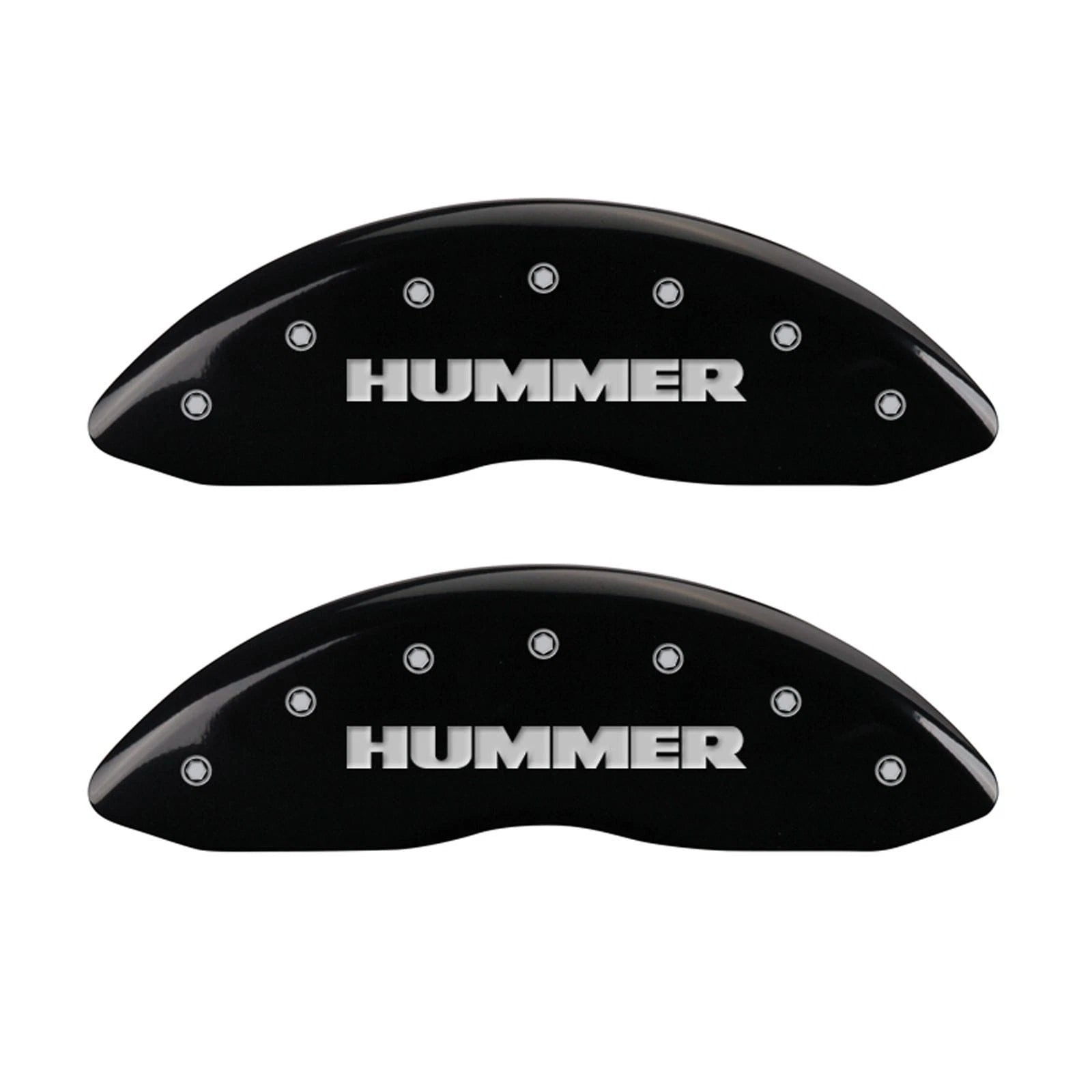 Set of 4 Black Caliper Covers for Hummer H2 (2003–2009)