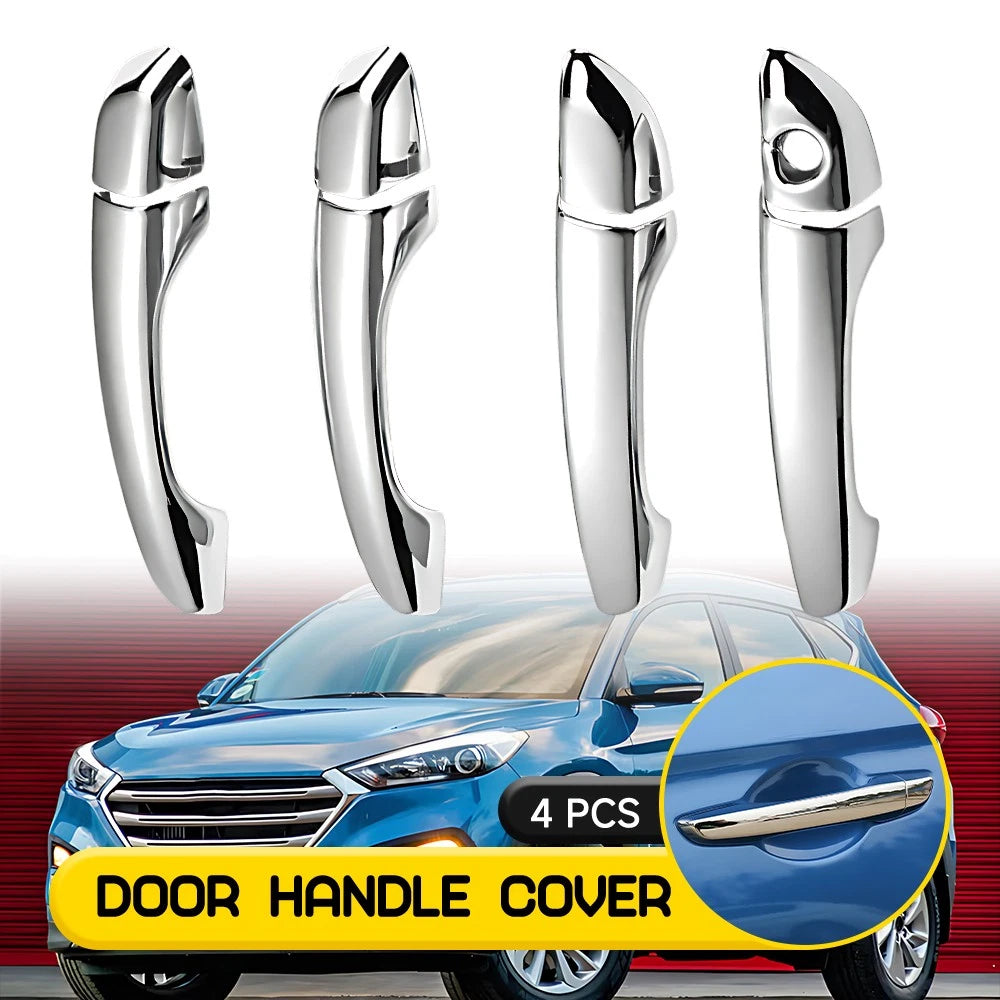 Chrome Door Handle Covers for Hyundai Tucson (2016â2021)