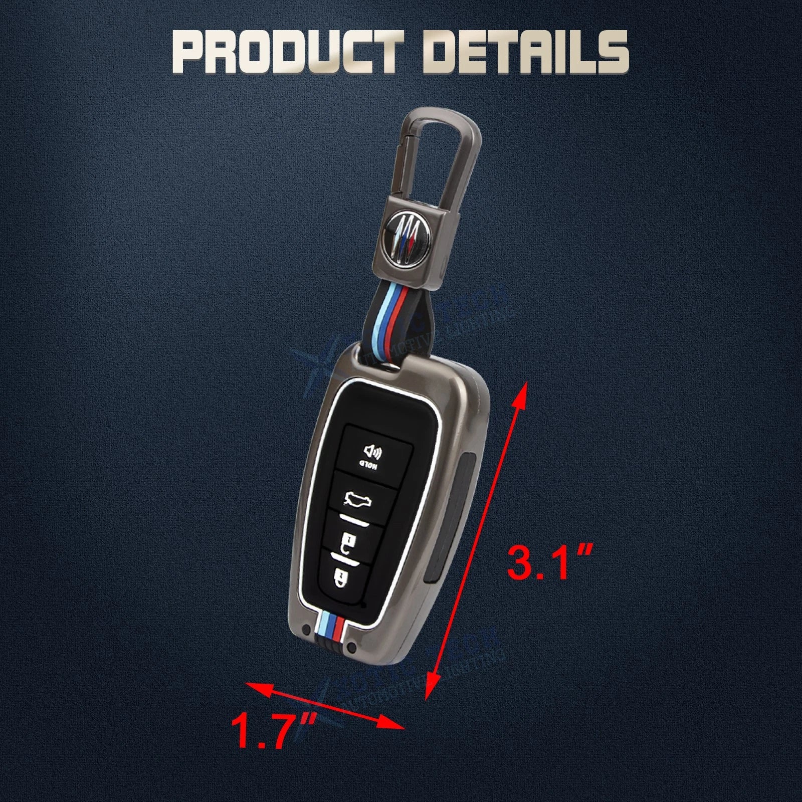 2-Pack Key Fob Cover Protector Shell for Toyota Camry RAV4 Avalon (2013-2015)