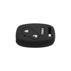 Black Silicone 2 x Button Remote Key Cover Case for Honda