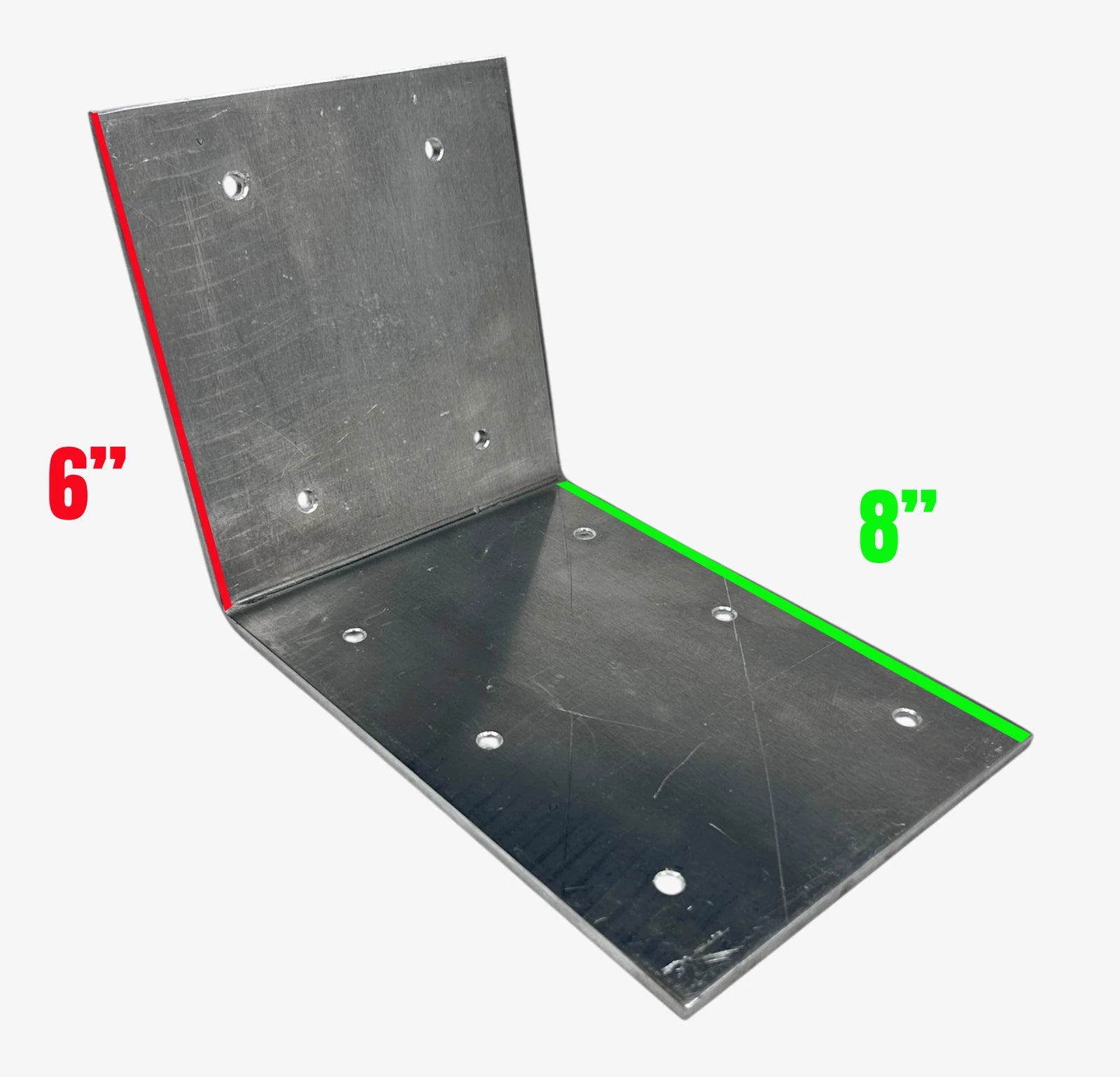 Set of 5 Aluminum 15 Degree Predrilled Corner Bracket Mounts for