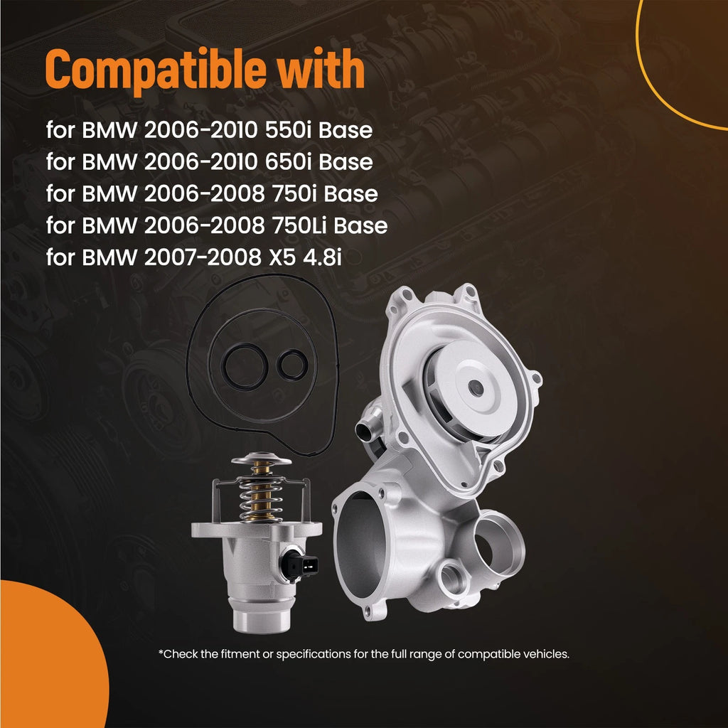 Water Pump Thermostat for BMW 550i X5 750Li (2006–2010)