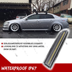 2X Clear Front White LED Side Marker Lights for Acura TL (2004–2008)