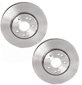 Set of 2 Front 300mm Vented Disc Brake Rotors for Mercedes-Benz R129 (1990–2002)