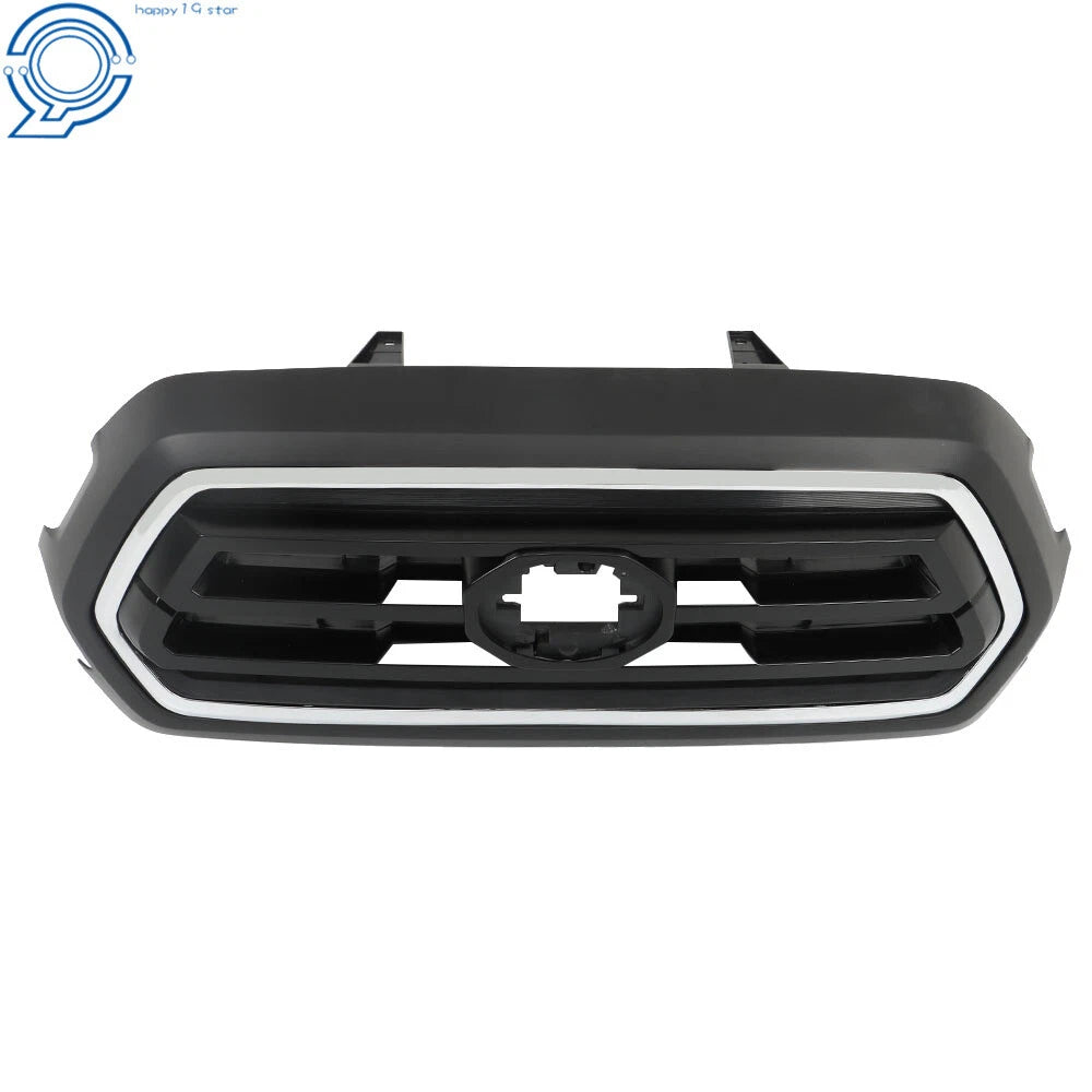 Front Upper Grille for Toyota Tacoma (2018–2022) Black & Chrome