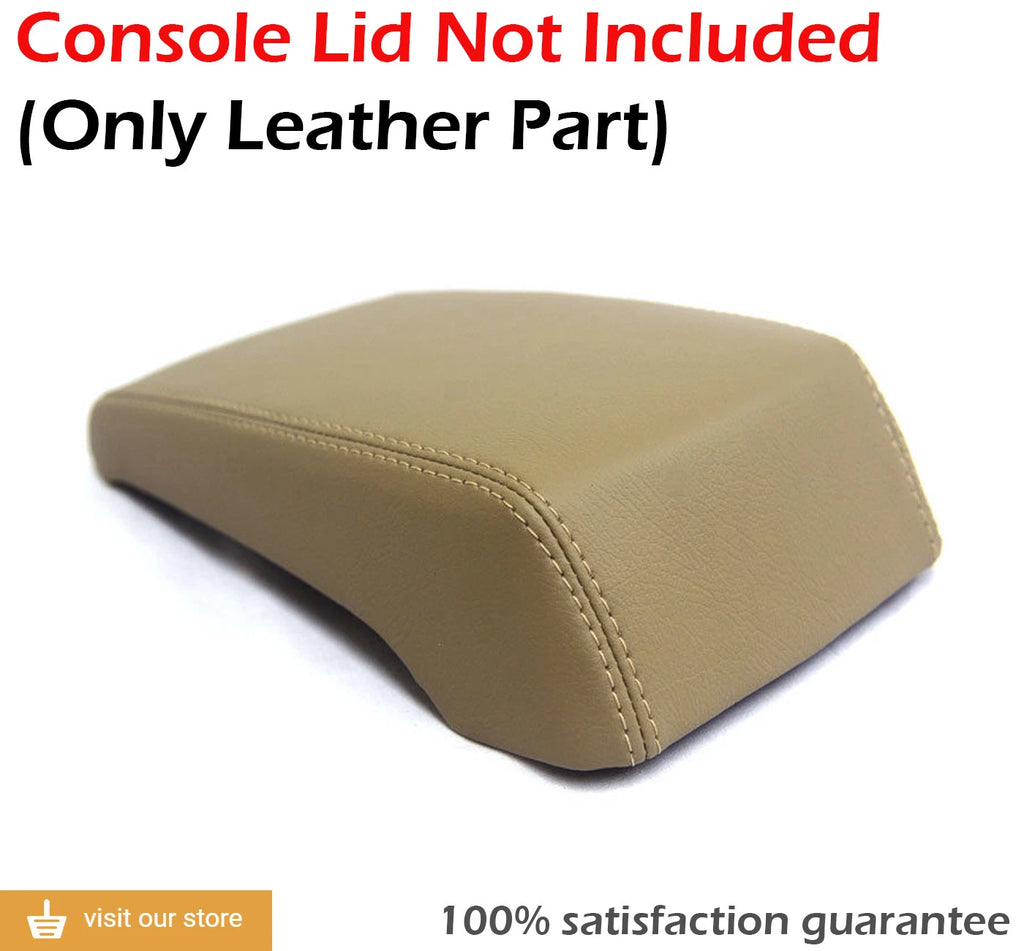 Center Console Armrest Cover for Subaru Legacy (2010–2014) Beige PVC Leather