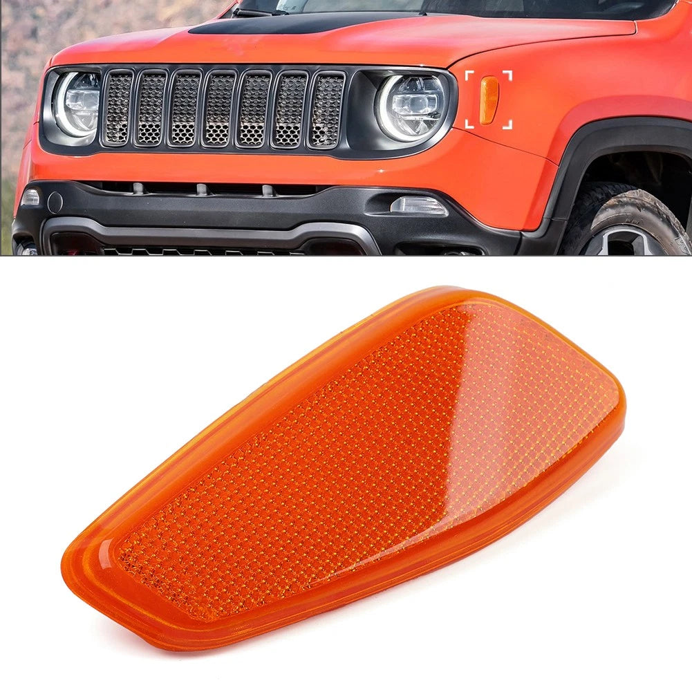 Side Marker Turn Signal Light Lamp Yellow for Jeep Renegade (2015–2023)