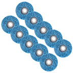 10 Pack Quick Change Easy Strip & Clean Discs for Paint Rust 4.5"