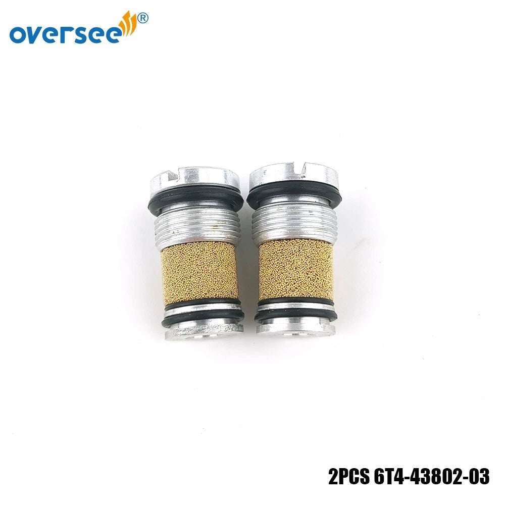 2Pcs Valve Sub Assembly for Yamaha Outboard 50-90HP (1990–2000) 6T4-43802