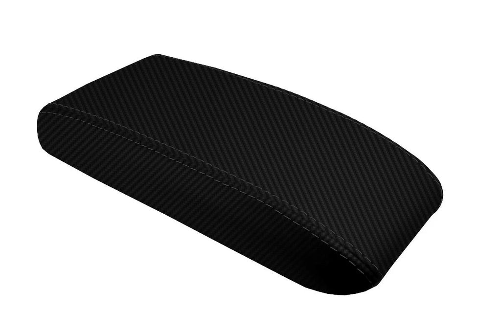 Console Lid Armrest Cover for Toyota 4Runner (1996–2002) Carbon Fiber Black