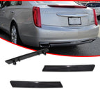 Smoked Black Lens Rear Bumper Reflector Tail Lights for Cadillac XTS (2013–2017)