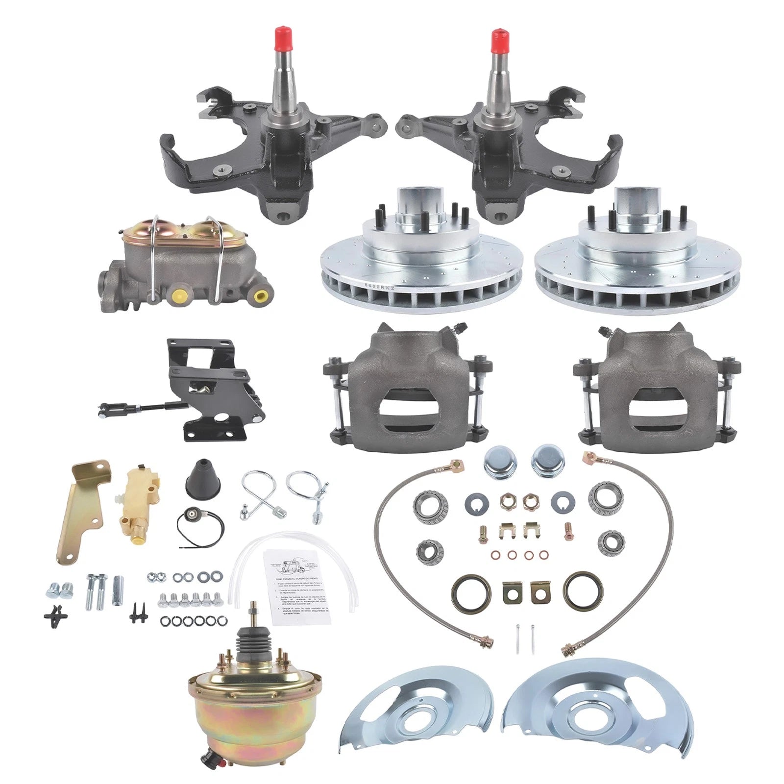 Front Power Disc Brake Conversion for Chevy C10 GMC 2WD Truck (Year Range)
