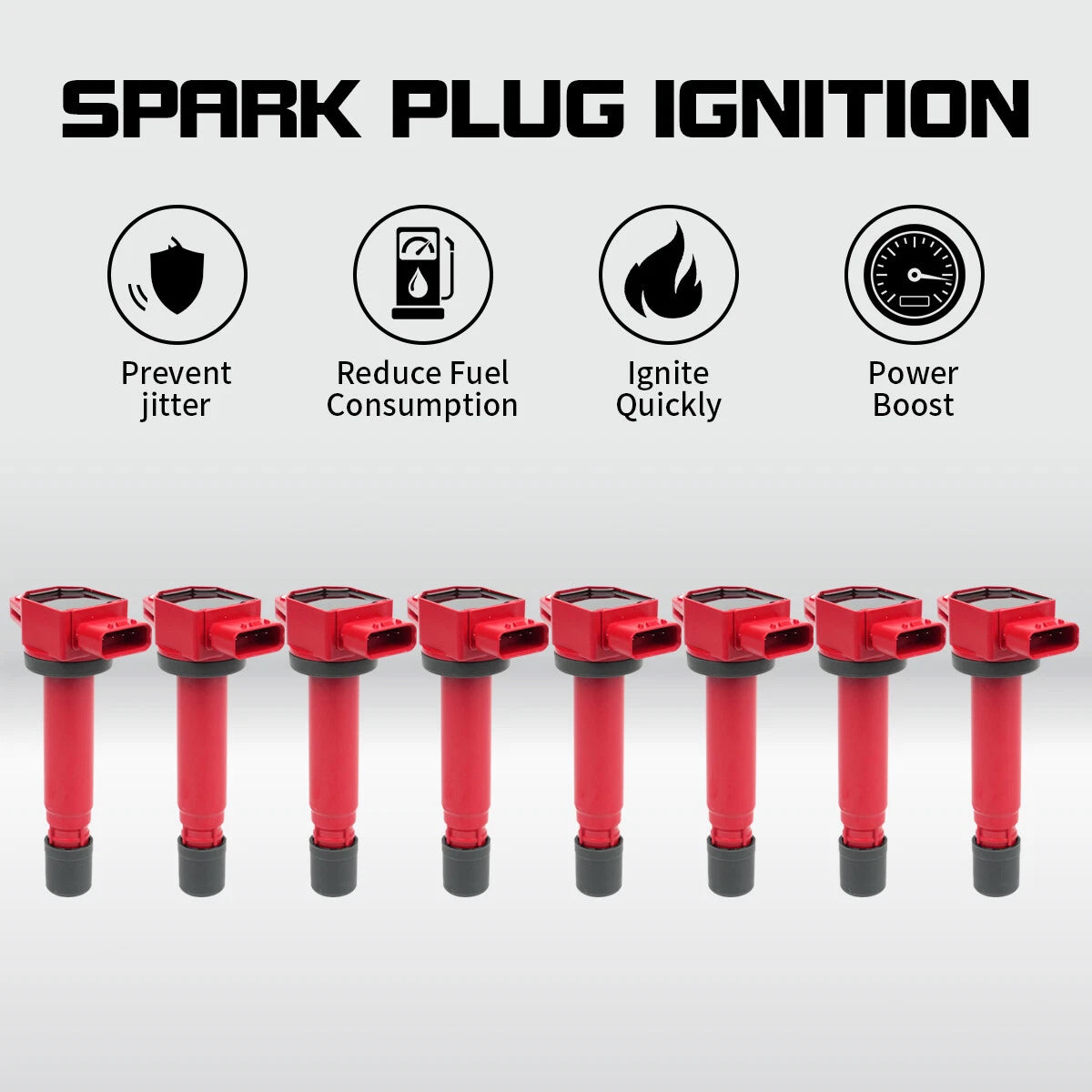 Set of 8 Ignition Coils for Volvo S80 (2007–2010) XC90 (2005–2011) UF574