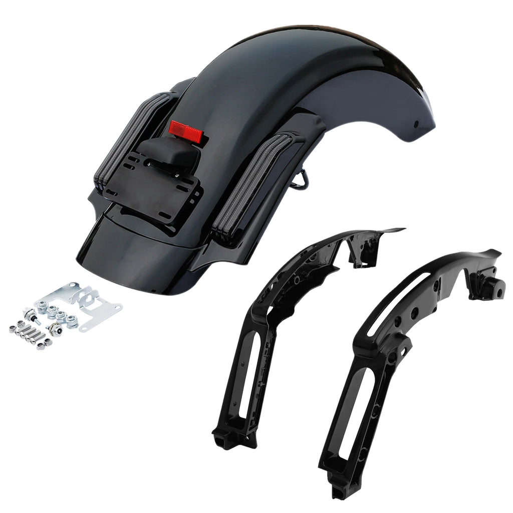 Rear Fender LED Smoked Lens for Harley CVO Road Glide King (2014–Present)