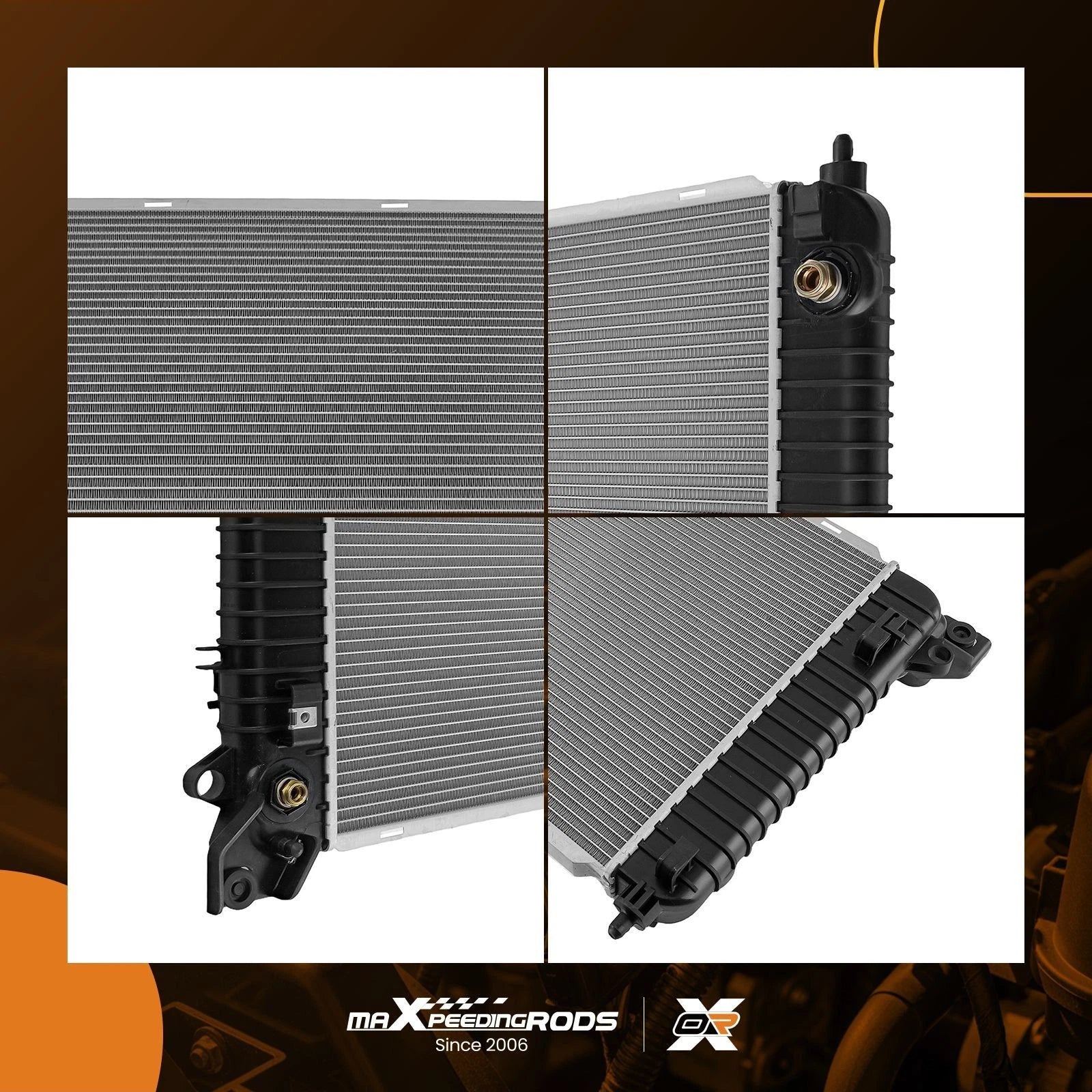 Aluminum Core Radiator for Chevy Silverado/Sierra 1500 (2014-2018)