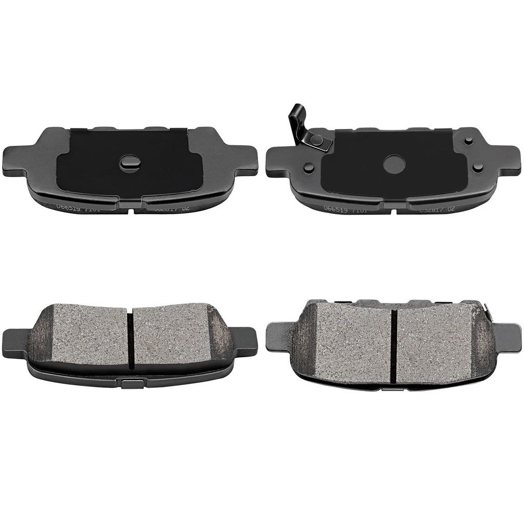 Front & Rear Brake Rotors & Ceramic Pads for Nissan 370Z & Infiniti EX37 (2009–2019)