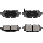 Front & Rear Brake Rotors & Ceramic Pads for Nissan 370Z & Infiniti EX37 (2009–2019)