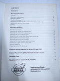 Volvo Penta 2515 Aquamatic Outboard Drive Instruction Book (N/A)