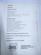 Volvo Penta 2515 Aquamatic Outboard Drive Instruction Book (N/A)