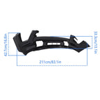 Front Lower Bumper Cover for Ford Expedition (2015-2017) Black Plastic