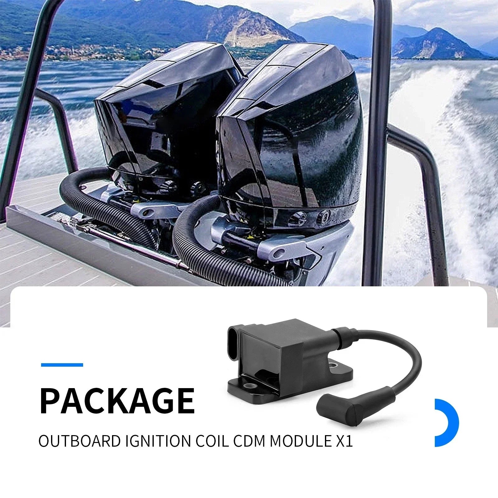 CDM Ignition Coil for Mercury Mercruiser E150–E300 150-300HP (1998–2016)