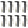Set of 8 NGK V-Power Spark Plugs & Denso Coil Boot Kit for Mustang V8 (2003–2004)