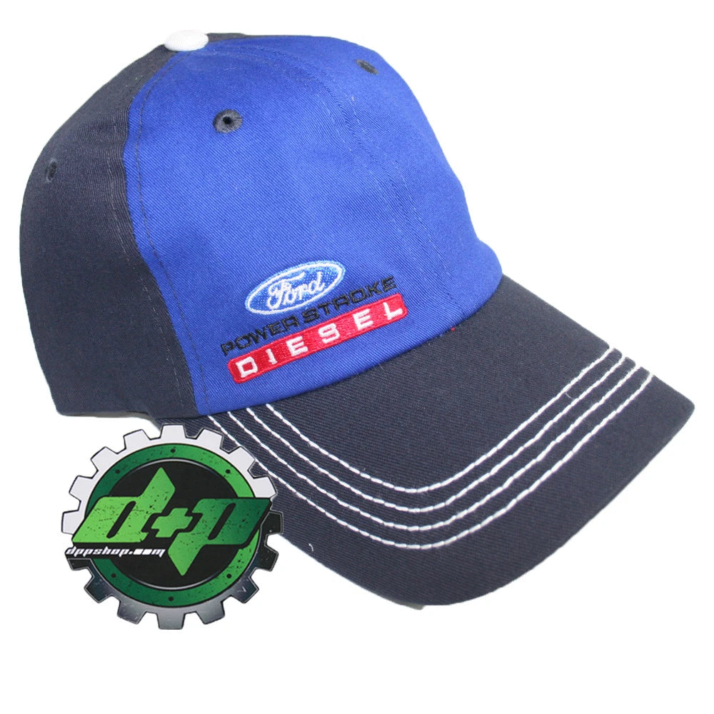 Fitted Powerstroke Trucker Hat for Ford Diesel Trucks (Fits All Models)