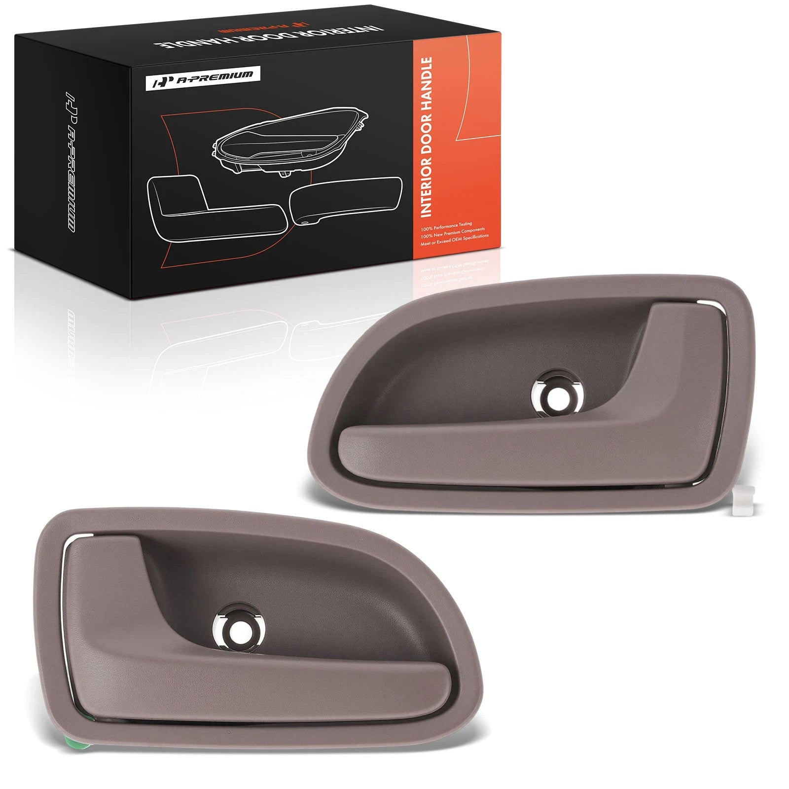 2X Front Interior Door Handle for Kia Rio (2002–2003) Sedan Wagon