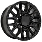 Gloss Black Wheel 20 Inch for 1999–2010 Chevy Silverado 3500 HD