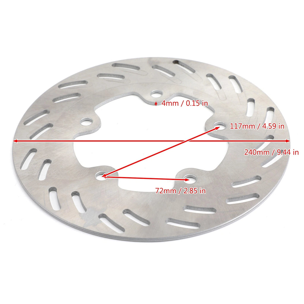 Front Brake Disc Rotor for SYM GTS 125 150 250 300 Evo Joymax (2005–2012)