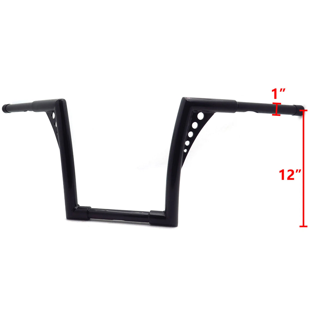 1.25" Fat 12" Rise Handlebar for Harley Sportster XL 1200 883 FLST FXST (2004–2023)