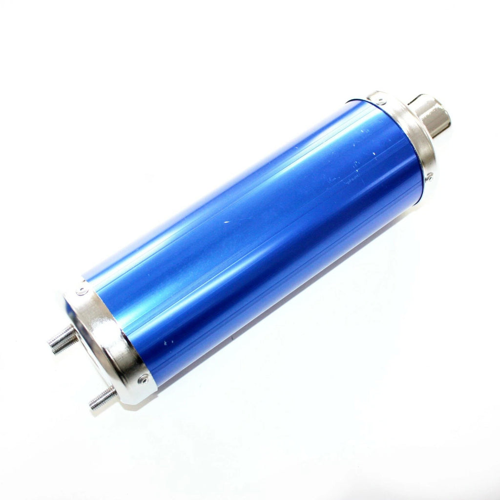 310mm Blue Alloy Exhaust Muffler for 110cc 125cc Quad Dirt Bike ATV (2010–2023)