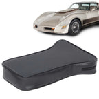 Center Console Armrest Pad for Chevrolet Corvette (1967–1982) Black Leather