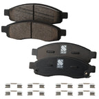 Brake Disc Rotors and Pads Kit for Infiniti QX56 Nissan Armada Titan (2005)