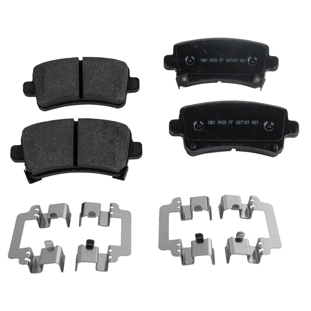 Brake Disc and Pad Kit for Buick Regal (2014–2017) Front and Rear Vented