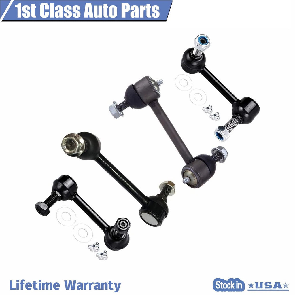 Set of 4 Front Stabilizer Sway Bar End Links for Envoy Trailblazer (2003-2009)