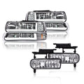 LED DRL Headlights and Fog Lights for Silverado/Suburban (1999–2006)